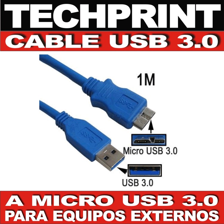 Cable 3.0 Micro Usb 3.0 Para Disco Duro Externo SAC