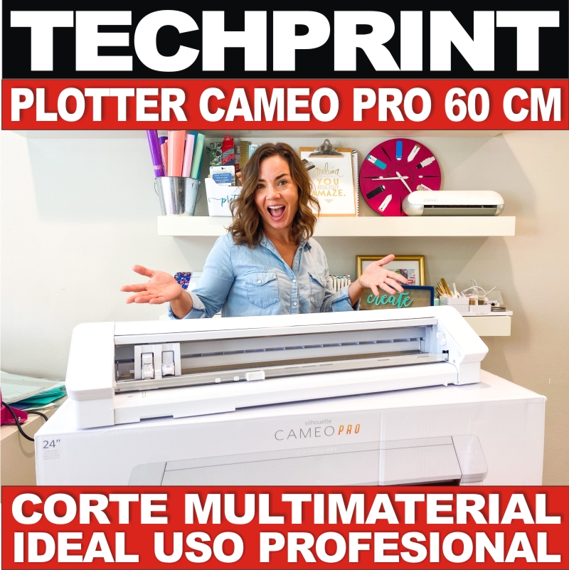 Plotter de Corte Cameo 4 + 15 GB Archivos Cameo Studio Editables - Vinil  Papeles Cartulinas Cuero - TechPrint SAC